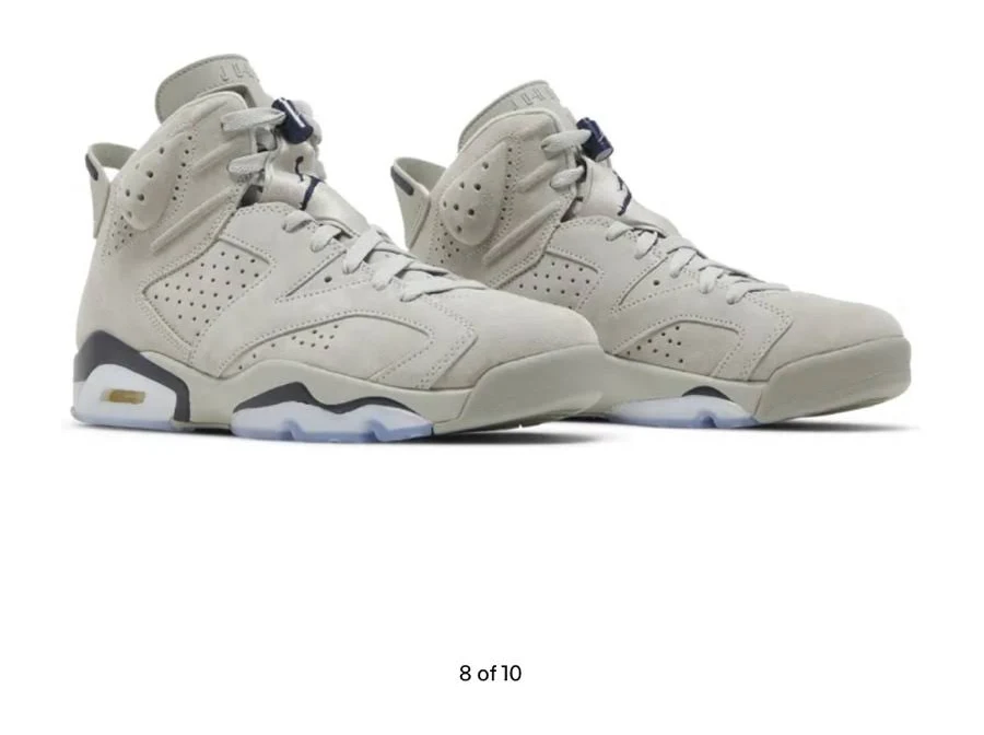 Jordan Shoes | 2022 Air Jordan 6 Retro 'Georgetown' | Color: Gray | Size: 8 | 15griselda's Closet