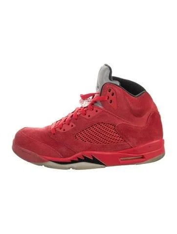 Jordan Air Jordan 5 Retro 'Red Suede' Sneakers in Red, Men's US 13 | 13