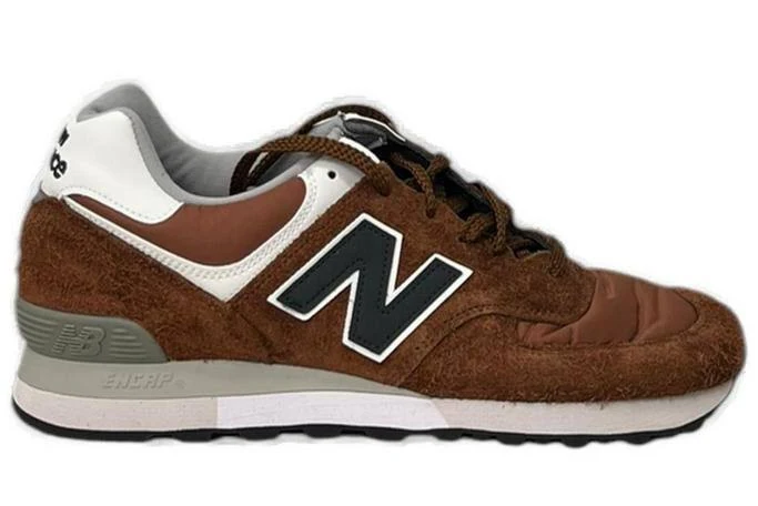 New Balance New Balance 576 Lace-Up Sneakers - Brown - UK9