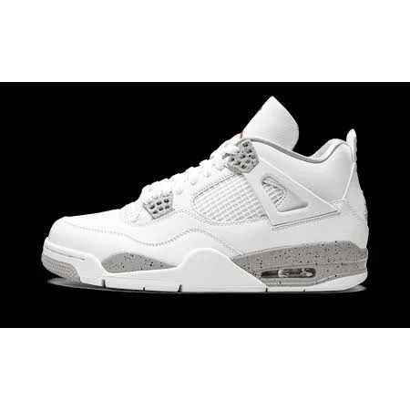 Jordan Mens Air Jordan 4 Retro White Oreo Ct8527 100 Ct8527 100 from Stadium Goods, Men's, Size: 14, Gray