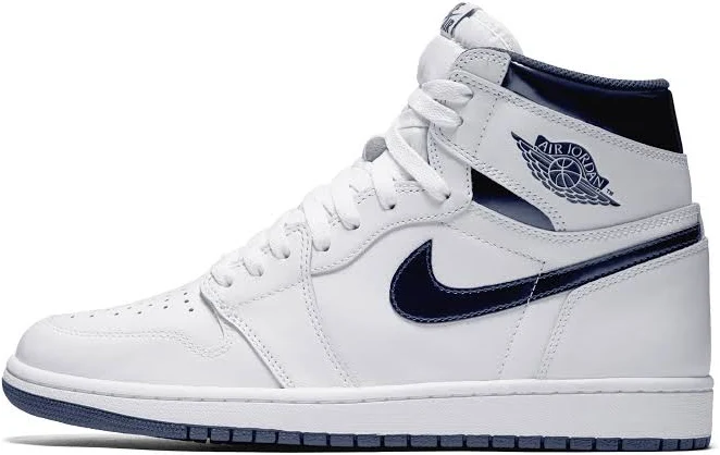 Men's Air Jordan 1 Retro High OG Metallic Navy