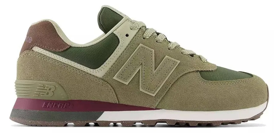 New Balance 574 Shoe Green Beige