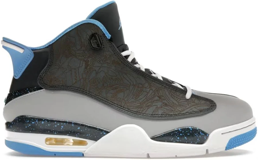 Jordan Dub Zero Wolf Grey University Blue - 13.5