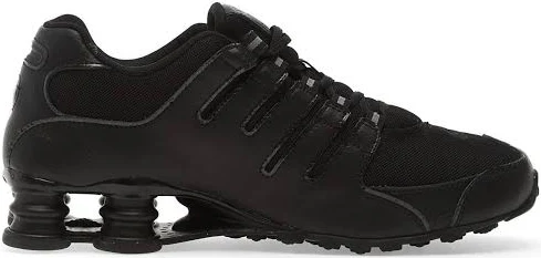 Nike - Shox Nz sneakers - men - Calf Leather/Fabric/Fabric/Rubber - 10.5 - Black