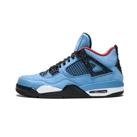Jordan Mens Air Jordan 4 Retro Travis Scott - Cactus Jack 308497 406 308497 406 from Stadium Goods, Men's, Size: 13, Blue