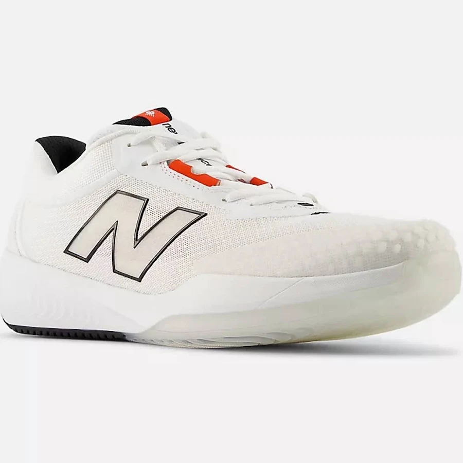 Men's Fuelcell 996V6 Shoes In White With Black And Team Red
