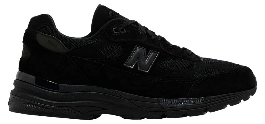 New Balance 992 Made In Usa Triple - Black