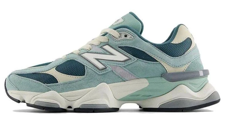 New Balance Men's 9060 'New Spruce Salt Marsh Turtledove' - Blue - Low-top sneakers - 11.5