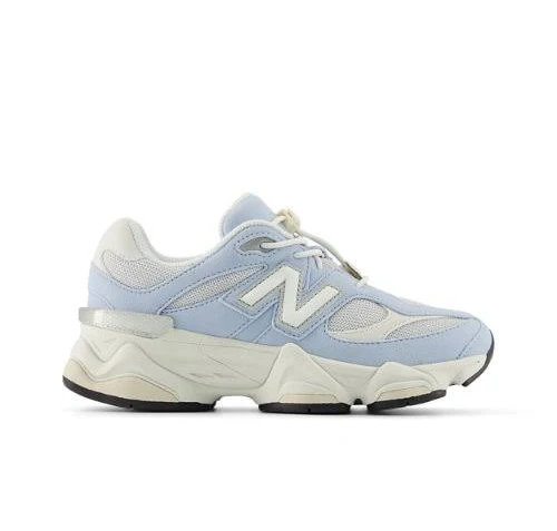 New Balance Kids' 9060 Bungee Sneakers - Blue/Grey (Size 10.5)