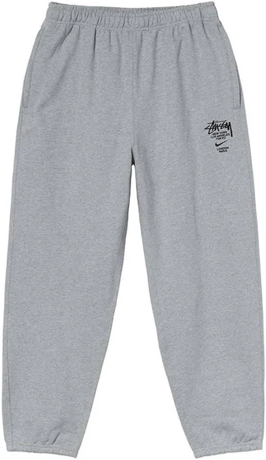 Nike x Stüssy International Sweatpants Heather Grey L