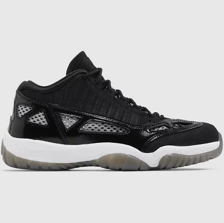 AIR JORDAN 11 RETRO LOW IE "BLACK/WHITE" 10.5