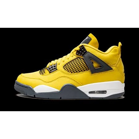 Jordan Mens Air Jordan 4 Retro Lightning 2021 inch Ct8527 700 from Stadium Goods, Men's, Black