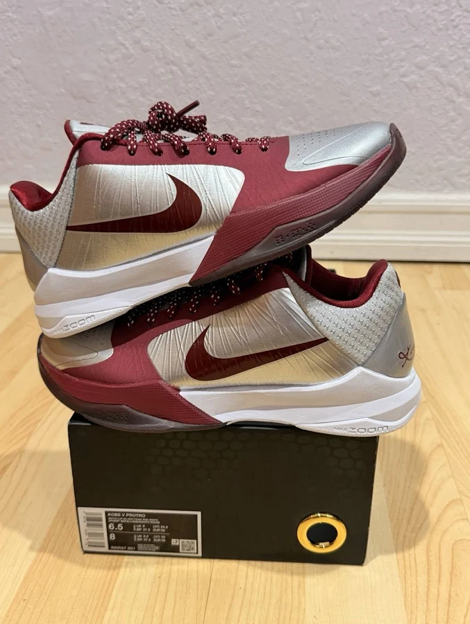 Nike Kobe 5 V Protro Lower Merion Aces Men Basketball Shoes Im0557-001