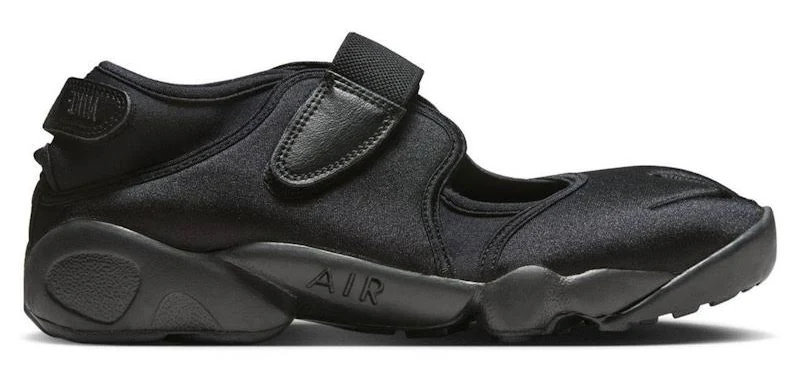 Nike Air Rift Triple Black Satin (Women's)