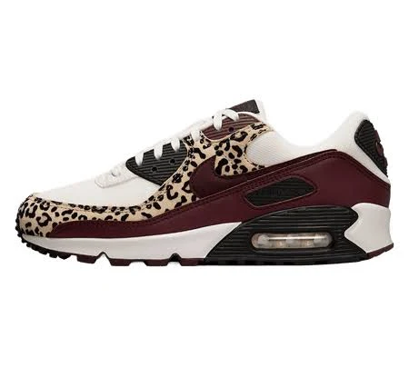 Nike Womens Air Max 90 Womens Leopard - Burgundy If1619 102 If1619 102 from Stadium Goods, Women's, Size: 8, Beige