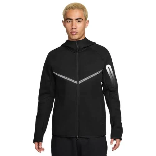 Nike Men's Tech Full-Zip Fleece Windrunner Jacket with Reflective Accents