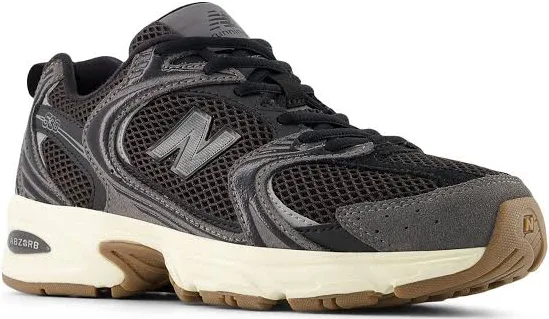 NEW BALANCE Unisex NB 530 Sneaker M8/W9.5 / Black with Castlerrock / D