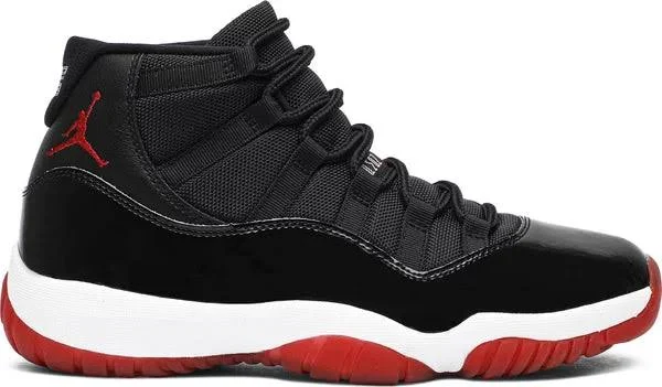 Air Jordan 11 Retro 'Bred' 2019 High-Cut Patent Leather OG Basketball Shoe 9USMEN=10.5USWOMEN=42.5EU at GenuineAuthenticBrand.com