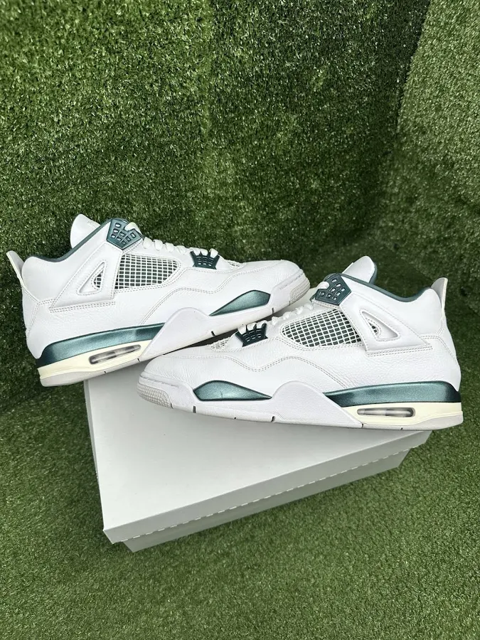 Size 13 - Air Jordan 4 Retro Oxidized Green
