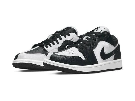 W Size 10 / M Size 8.5 Air Jordan 1 Low Se Homage White Black