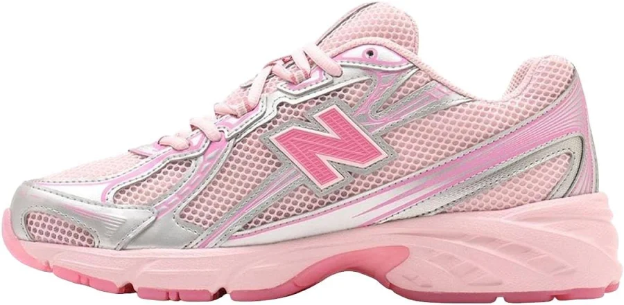New Balance X Atmos Pink 740 "vacation" Men Sneakers - Pink/metallic Silver