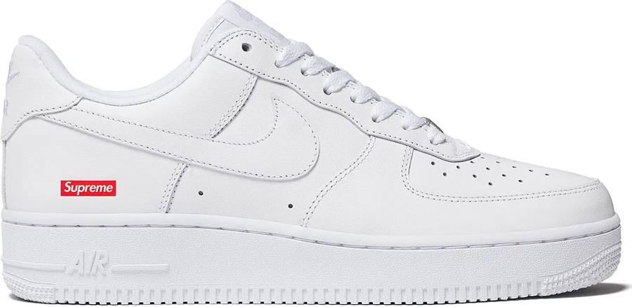 Nike X Supreme Air Force 1 Low 'box Logo - White' Cu9225-100