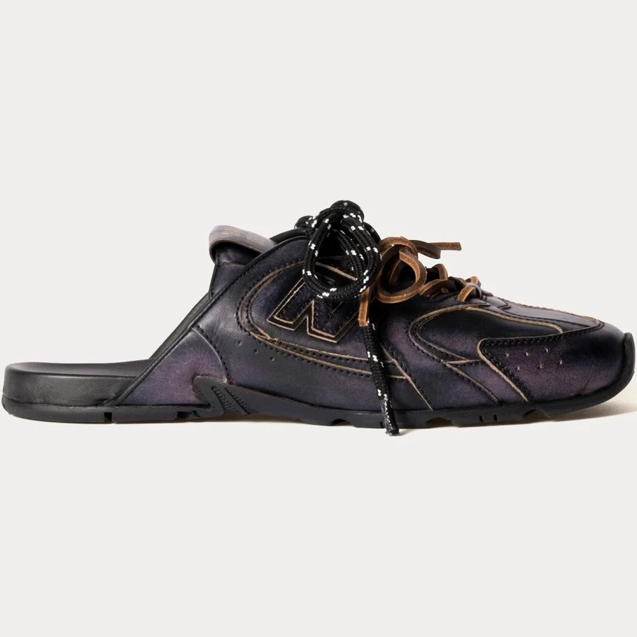 New Balance x Miu Miu 530 SL Calf Leather Black Mules Black / Miu Miu - US / US