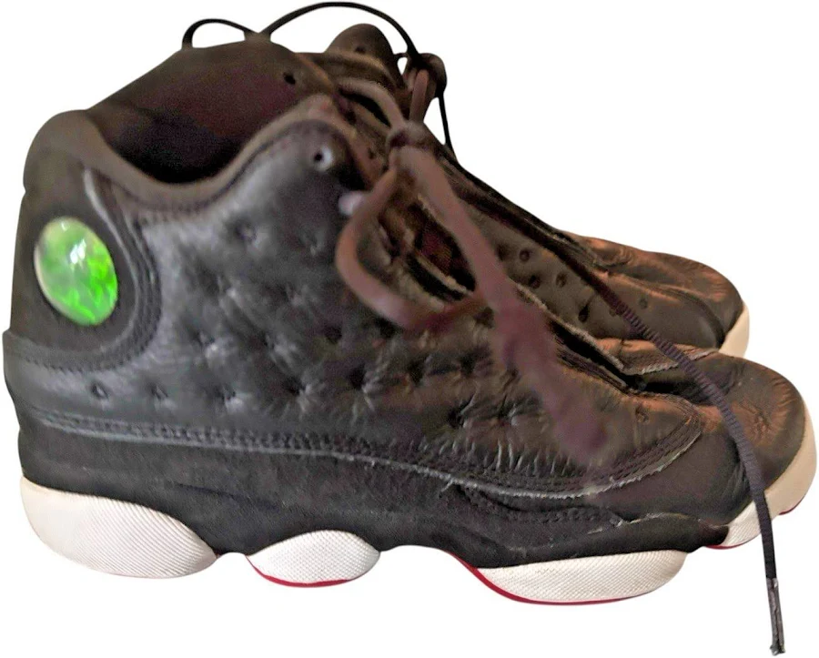Nike Air Jordan 13 Retro Gs Black Red Bred Size 5y Dj3003-062