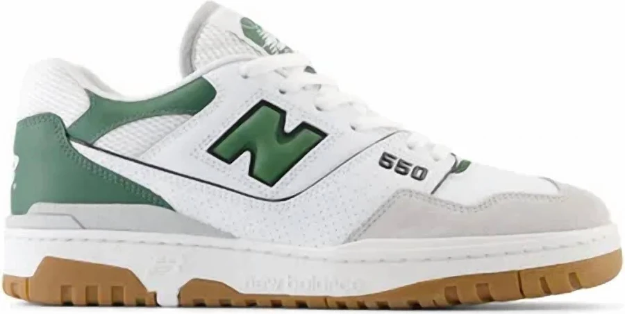 Men's 550 Sneakers In White/green