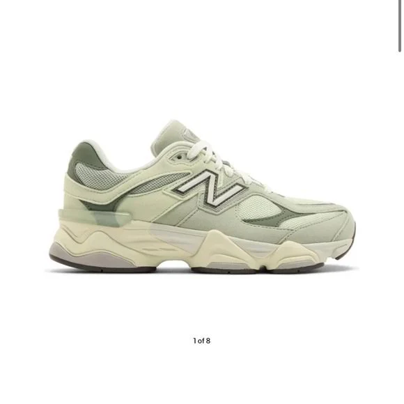New Balance 9060 Big Kid Wide in “Olivine”