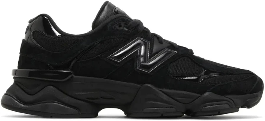 New Balance 9060 Triple Black Patent