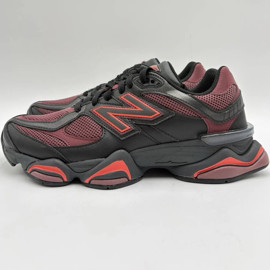 Balance Men’s 9060 Lifestyle Size 8 Black/red |u9060bla|