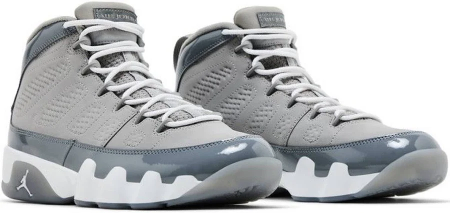 JORDAN 9 RETRO 'COOL GREY' 2025 (Men’s 5 = Women’s 6.5)