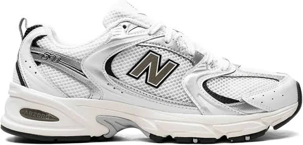 New Balance - 530 "White/Black" sneakers - men - Rubber/Calf Leather/Mesh/Fabric - 8