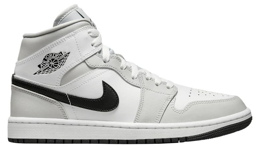 Air Jordan 1 Mid Light Smoke Grey Womens