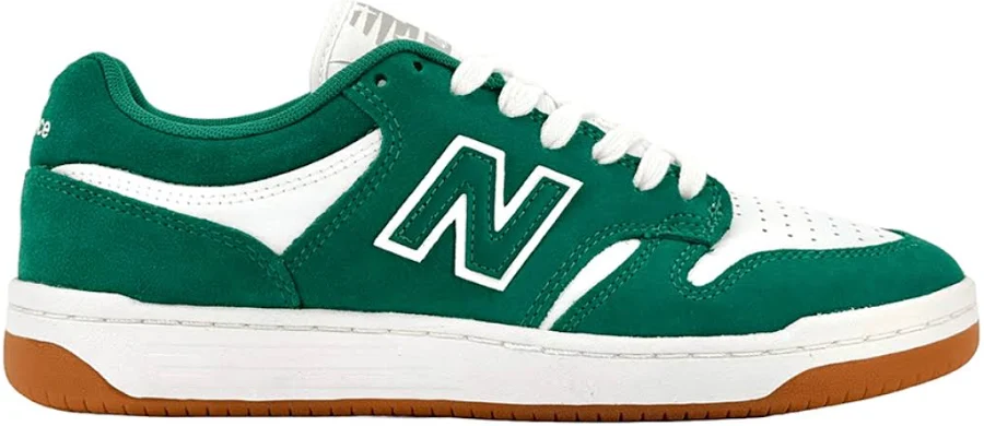 New Balance Numeric 480 Shoes - Green White 10.5