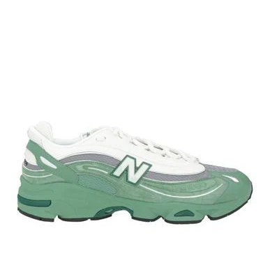 New Balance 1000 Man Sneakers Green Size 8.5 Leather, Textile fibers