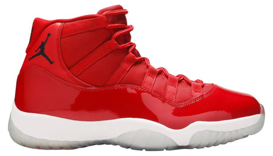 Air Jordan 11 Retro 'Win Like '96' Sample | Red | Men's Size 7.5