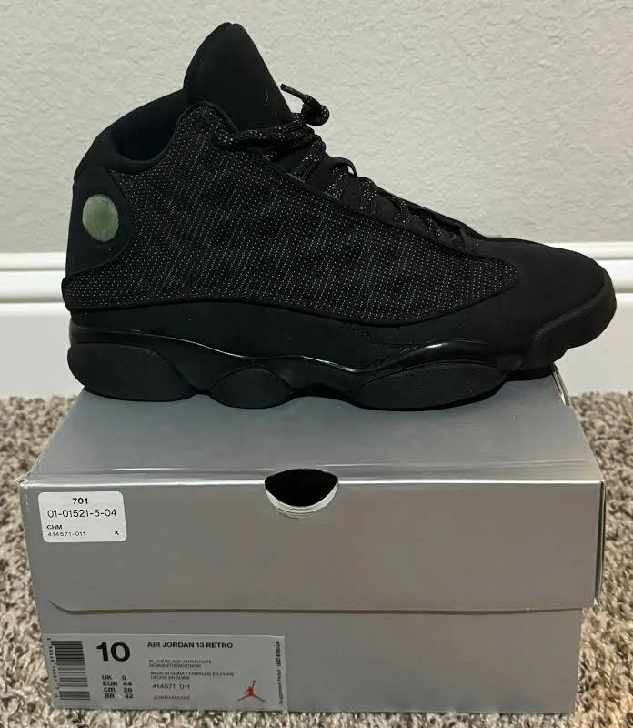 Air Jordan 13 Retro Black Cat1