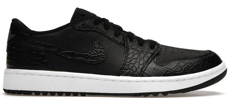 Jordan 1 Retro Low Golf Black Croc