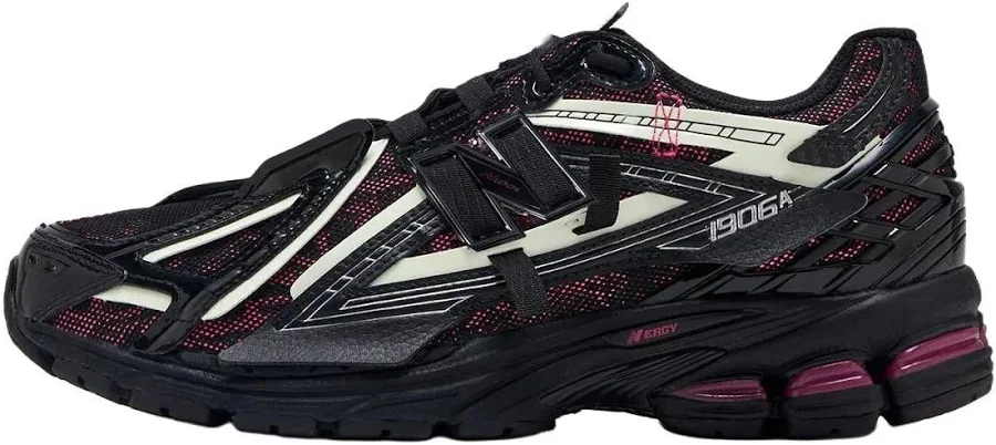 Balance 1906a Abrasion Resistant Low Top Running Shoes Men's Black -