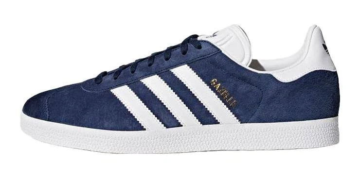 Adidas Gazelle Low Top Women Sneakers - Collegiate Navy/white/gold Metallic