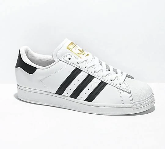 adidas Superstar ADV White & Black Skate Shoes