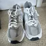 Balance 530 Gray White Cushioned Running Sneakers Mesh Suede Low Top