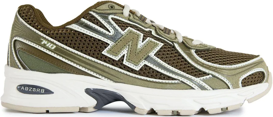 New Balance Womens 740 Sneakers - Green
