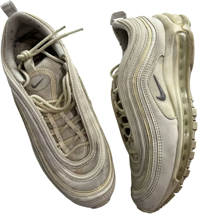 Nike Air Max 97 Sneakers In Triple White