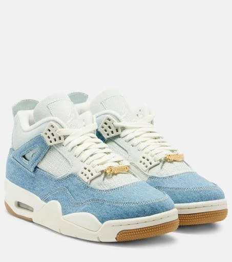NIKE Air Jordan 4 Retro denim sneakers - US 5.5