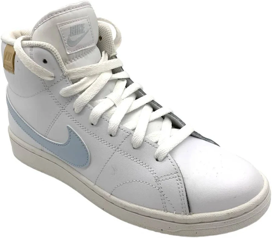 Nike Men's Court Royale 2 Mid-top Sneaker White/blue