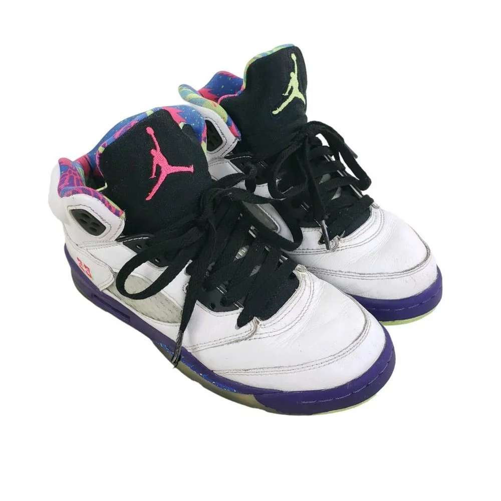 Air Jordan 5 Alternate Bel-Air Retro Grade School DB3024-100 Size 4.5Y Shoes