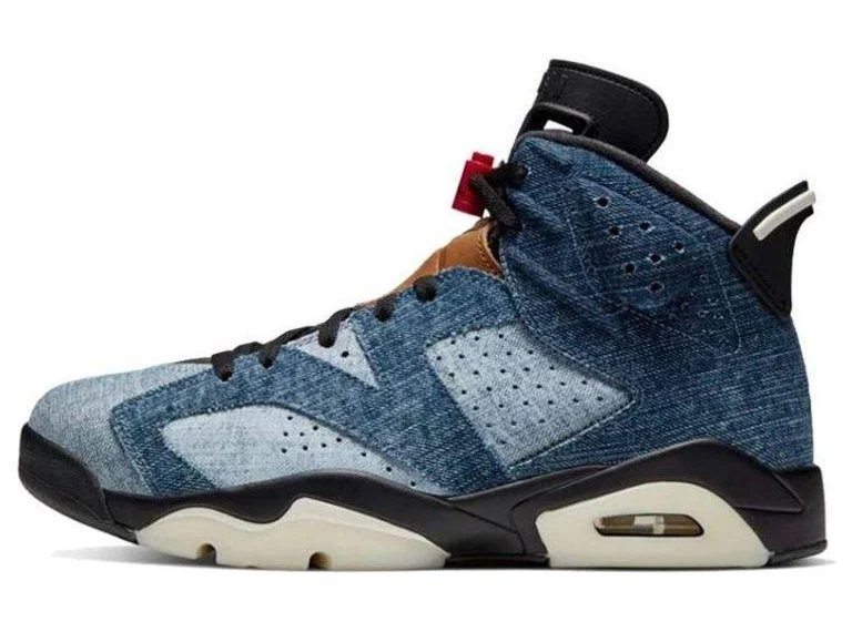 Men's Air Jordan 6 Retro Washed Denim
